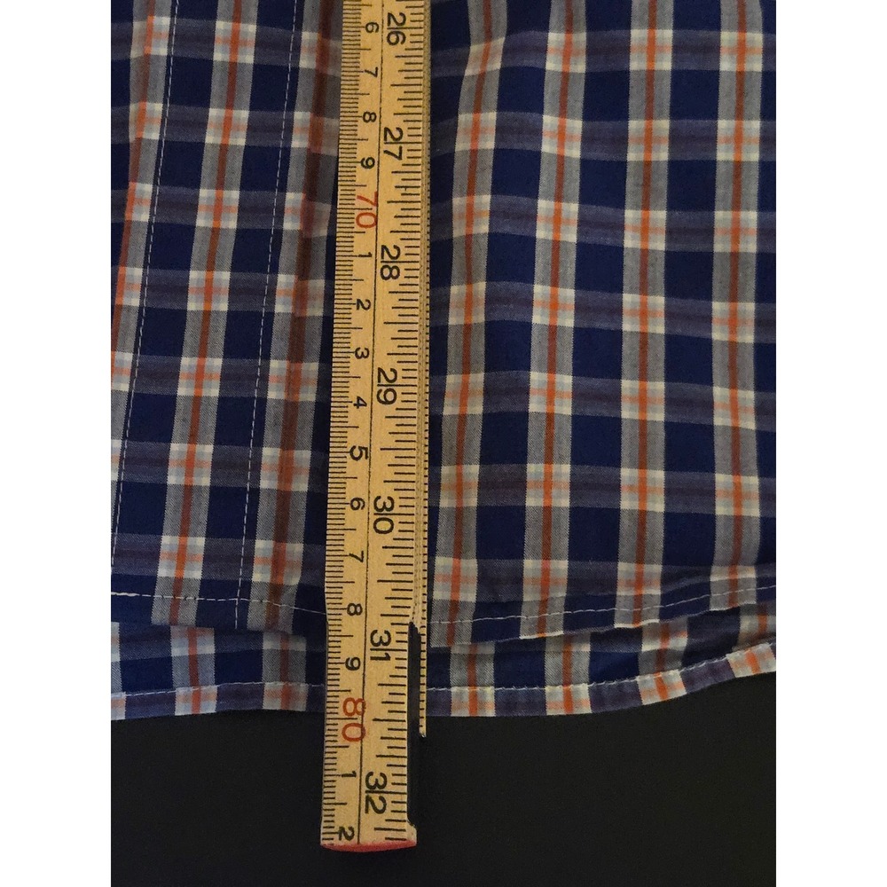 Ariat Pro Series Mens XXL Blue Plaid Long Sleeve‎ Button Down Shirt 10022095 - Picture 11 of 11